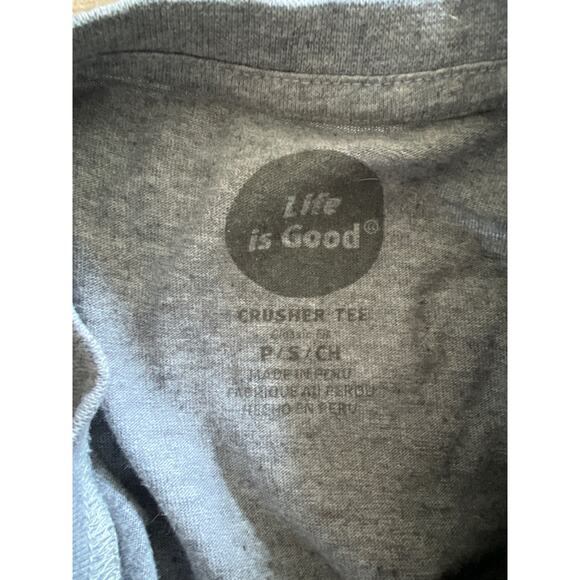 LIFE IS GOOD Believe there is Good Crusher Tshirt small - Picture 4 of 4